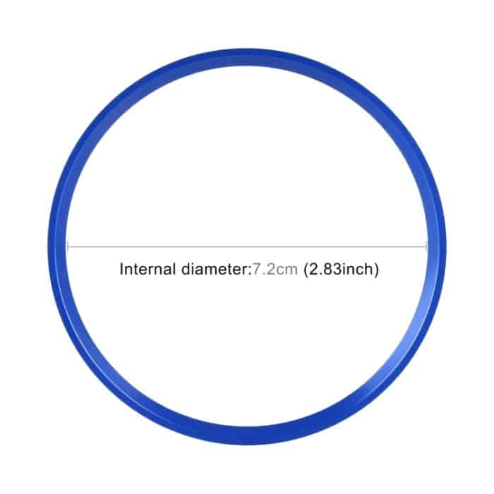 Auto-Lenkrad-Dekorringabdeckung für Mercedes-Benz, Innendurchmesser: 7,2 cm, 7.2cm (Blue), 7.2cm (Red), 7.2cm (Silver) – Bild 5