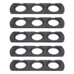 5 PCs 3-Loch-Auto-modifiziertes USB-Ladevoltmeter-Zigaretten-Feuerzeug-Panel