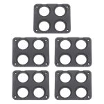 5 PCs 4-Loch-Auto modifizierte USB-Ladungsvoltmeter-Zigaretten-Leichterplatte