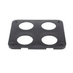 5 PCs 4-Loch-Auto modifizierte USB-Ladungsvoltmeter-Zigaretten-Leichterplatte – Bild 3