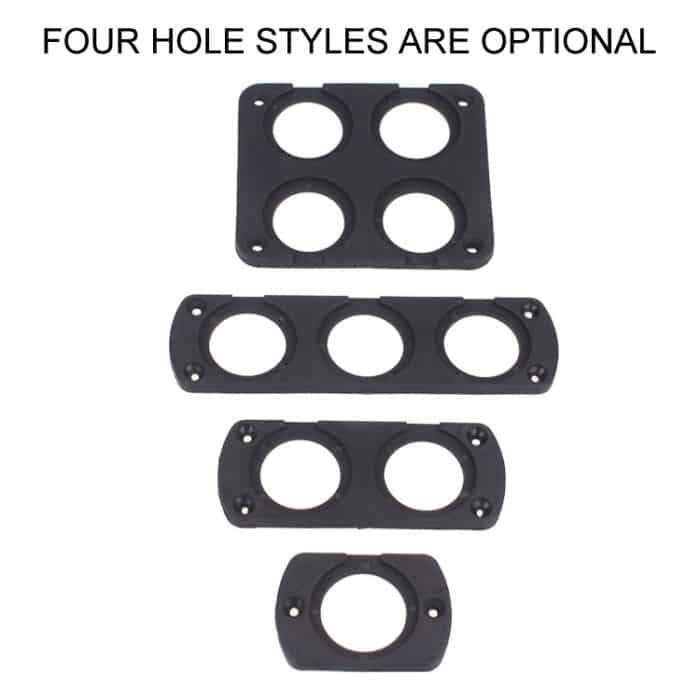 5 PCs 4-Loch-Auto modifizierte USB-Ladungsvoltmeter-Zigaretten-Leichterplatte – Bild 4