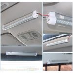 2 STÜCKE ZS-3332 12-85 V Hochhelle 72 LEDs RV Dome Light Cabin Light Bar – Bild 4