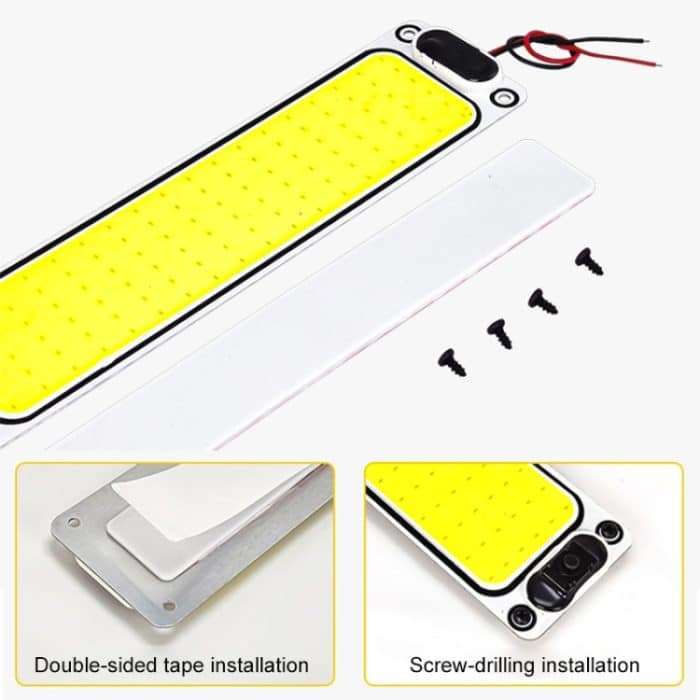 2 STÜCKE ZS-3343 DC12-24V High Bright 108 COB Lampenperlen Auto Lichtkuppel Kabine Lichtleiste – Bild 5