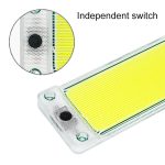 2 STÜCKE ZS-3346 DC24V High Bright 105 COB Lampenperlen Auto Lichtkuppel Kabine Lichtleiste – Bild 4