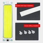 2 STÜCKE ZS-3347 DC12-24V High Bright 108 COB Lampenperlen Auto Lichtkuppel Kabine Lichtleiste – Bild 6