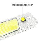 2 STÜCKE ZS-3348 DC12-24V Hochhelle 84 COB-Lampenperlen Auto-Dome-Licht-Kabinen-Lichtleiste – Bild 3