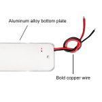 2 STÜCKE ZS-3348 DC12-24V Hochhelle 84 COB-Lampenperlen Auto-Dome-Licht-Kabinen-Lichtleiste – Bild 4