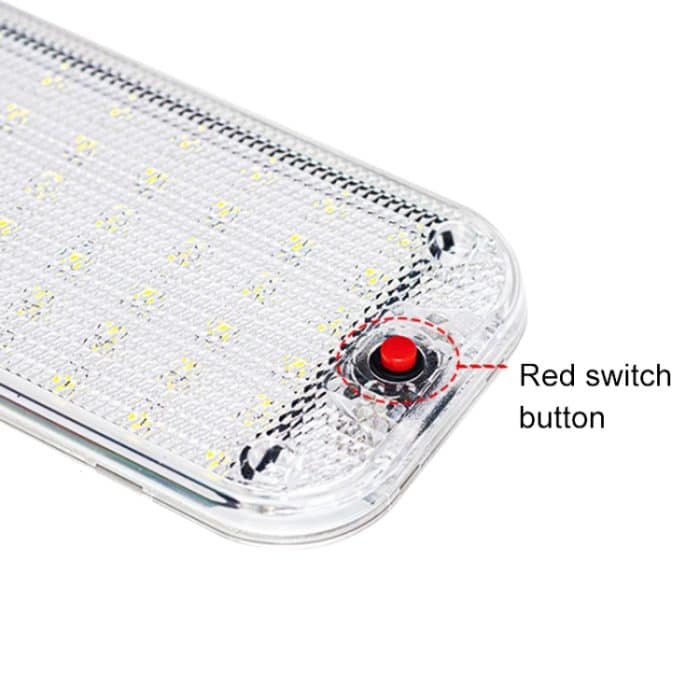 2 PCS ZS-3350 DC12-85V High Bright 48LEDs Lampe Perlen Auto Lichtkuppel Kabine Lichtleiste – Bild 5