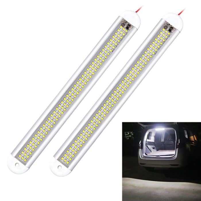 CRP5736.jpg 2 PCS ZS-3385 DC12-85V High Bright 120LEDs Lampe Perlen Auto Lichtkuppel Kabine Lichtleiste – Bild 1
