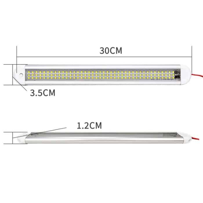 2 PCS ZS-3385 DC12-85V High Bright 120LEDs Lampe Perlen Auto Lichtkuppel Kabine Lichtleiste – Bild 3