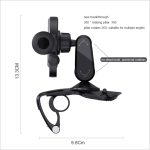 Auto-Multifunktions-Mittelkonsolen-Handyhalter mit Nummernschild – Bild 3