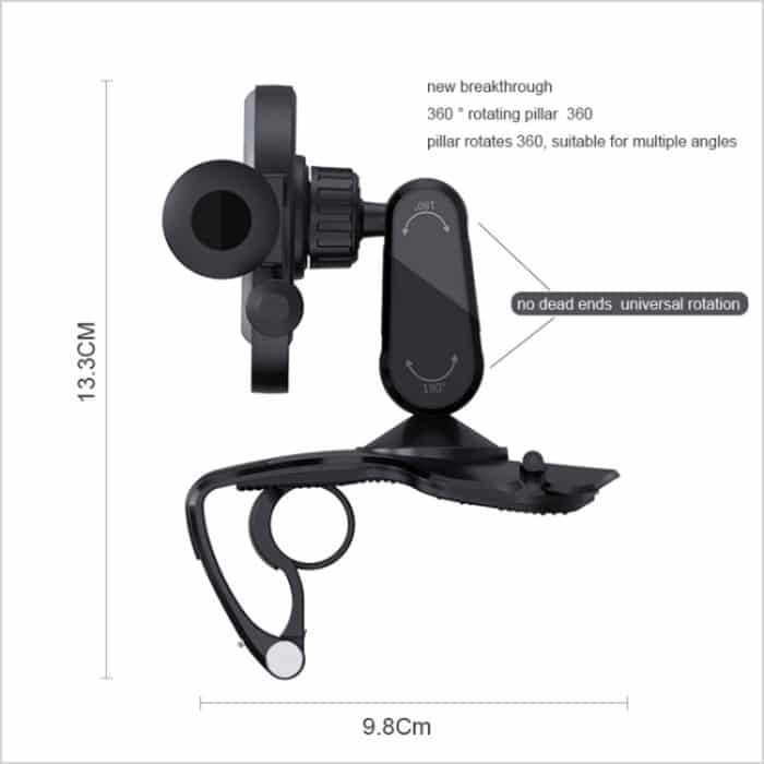 Auto-Multifunktions-Mittelkonsolen-Handyhalter mit Nummernschild – Bild 3