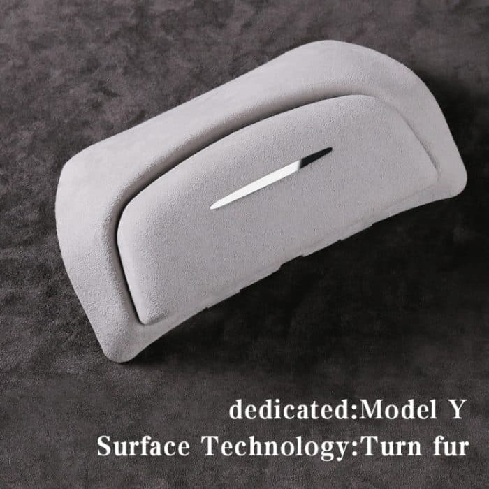 Sonnenbrillen-Aufbewahrungsbox für das Auto in Wildleder-Optik für Tesla Model Y – Bild 2