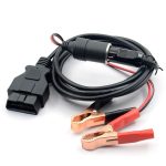 OBD II Auto-ECU-Notstromversorgungskabel Speichersparer mit Alligator-Zigarettenanzünder-Steckdose – Bild 2