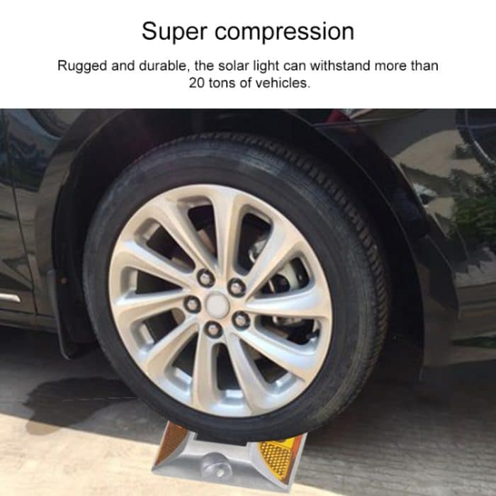 Solar Square Road Stud Light Autoführungslicht Straßenverzögerungslicht, blinkende helle Version, Flashing Bright Version – Bild 7