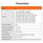 V317 Auto Fehlerdetektor OBD2 ELM327 Scanner Codeleser – Bild 9