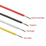 2 PCS Hochleistungs-LKW-Anhänger 100LED Lichtleiter Zweifarbiges Bremslicht – Bild 4