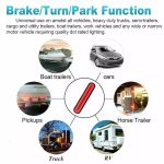 2 PCS Hochleistungs-LKW-Anhänger 100LED Lichtleiter Zweifarbiges Bremslicht – Bild 8