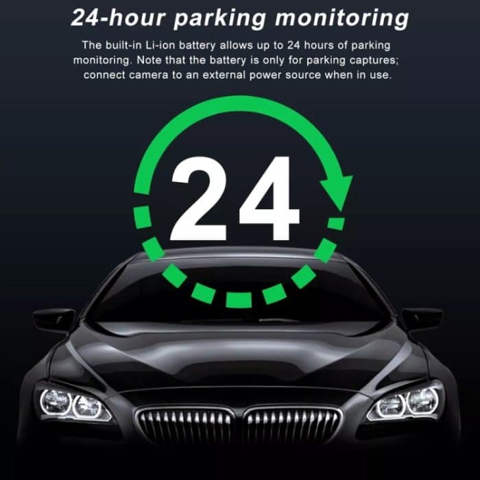 Vordere und innere Doppelkamera HD-Infrarot-Nachtsicht-Auto-Dashcam-Fahrrecorder – Bild 8