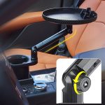 Auto 360-Grad-Drehung Wasserbecherhalter Multifunktionaler Esstisch – Bild 5