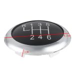 Auto 6-Gang-Schalthebelgriff-Kugelabdeckung 3C0711144A für Volkswagen Passat – Bild 3