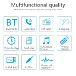 M10 12V Autoradioempfänger MP3-Player, unterstützt Bluetooth Freisprechen / FM / USB / SD-Karte – Bild 3