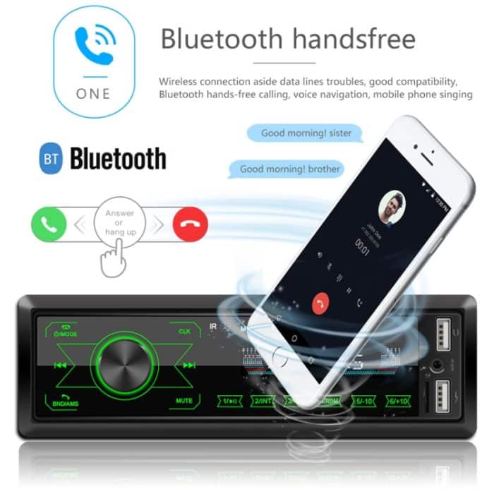 M10 12V Autoradioempfänger MP3-Player, unterstützt Bluetooth Freisprechen / FM / USB / SD-Karte – Bild 5