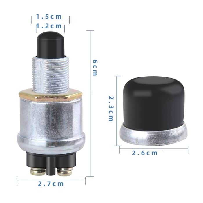 Auto Motor One Key Start Zündschalter 12V Wasserdichter Hupenschalter – Bild 5