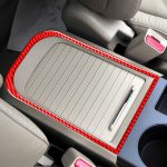 Für Honda CRV 2007-2011 Carbon Faser Auto Handheld Box Panel Rahmen Dekorative Aufkleber, Links und Rechts Stick Universal, Car Handheld Box Panel Frame – Bild 5