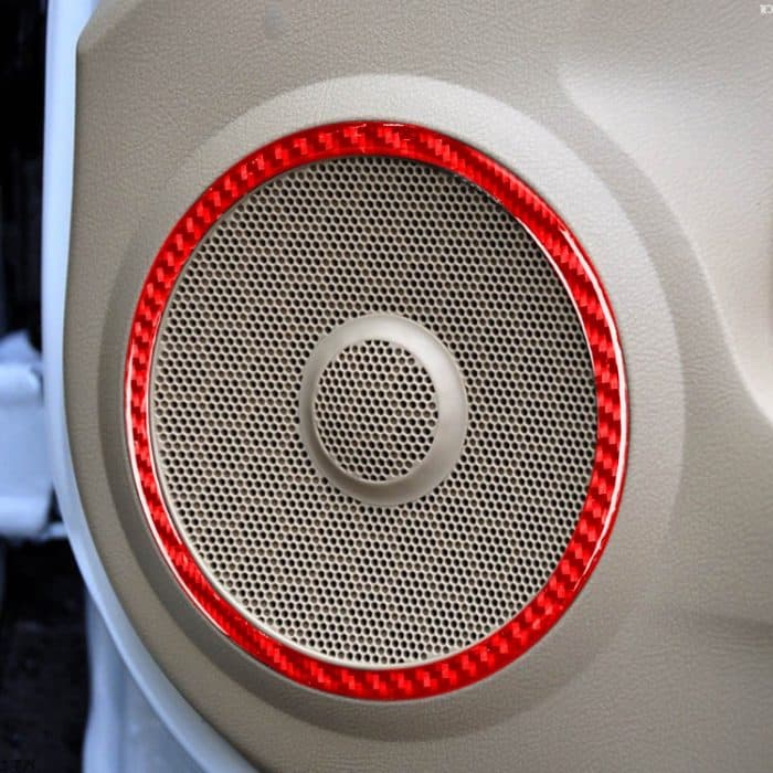 4-teiliges Set für Honda CRV 2007–2011, Kohlefaser-Autotürhupenring, dekorativer Aufkleber, universeller linker und rechter Antrieb, Car Door Horn Ring – Bild 5