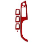 5-teiliges Set für BMW 3er E90, Kohlefaser-Auto-Rechtsfahr-Hebetafel-Dekorationsaufkleber mit Faltung, Durchmesser: 37,8 cm, Right Driving Lifting Panel