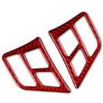 2-teiliges Set für BMW 3er E90, Kohlefaser-Auto-Lenkrad-Knopfrahmen, dekorativer Aufkleber, Links- und Rechtsantrieb, universell, Steering Wheel Button Frame – Bild 3