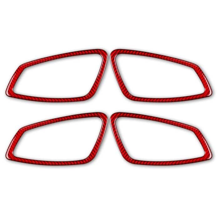 4-teiliges Set für BMW 3er-Serie E90, dekorative Aufkleber für Autotürgriffe aus Kohlefaser, für Links- und Rechtsantrieb, Car Door Handle – Bild 1