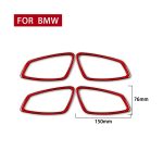 4-teiliges Set für BMW 3er-Serie E90, dekorative Aufkleber für Autotürgriffe aus Kohlefaser, für Links- und Rechtsantrieb, Car Door Handle – Bild 2