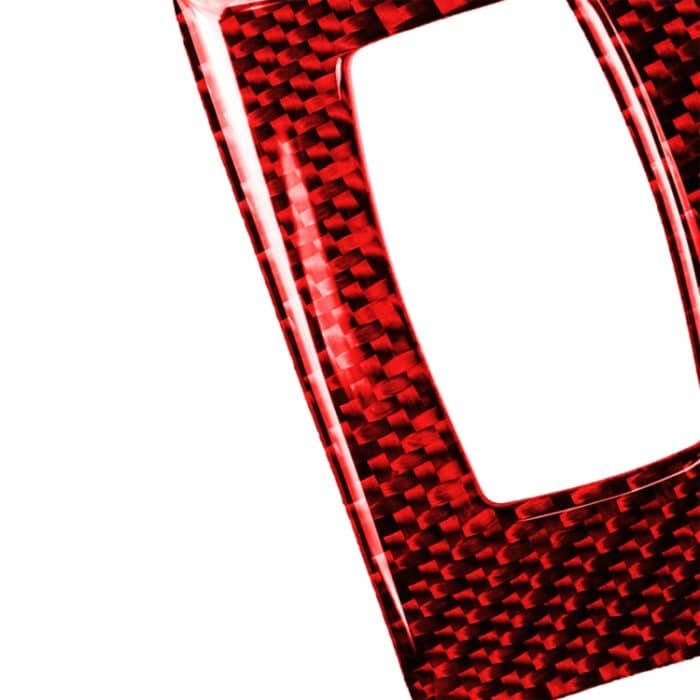 Für BMW 3er E90 Kohlefaser-Auto-Zündschalter-Schlüsselloch-Dekorationsaufkleber, rechter Antrieb, Car Ignition Switch Key Hole,Right Drive – Bild 3