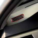 2-teiliges Set für BMW 3er E90, Kohlefaser-Auto-Instrumenten-Luftauslass-dekorativer Aufkleber, linker Antrieb, Car Instrument Air Outlet,Left Drive – Bild 5