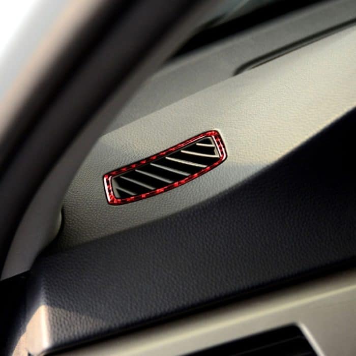 2-teiliges Set für BMW 3er E90, Kohlefaser-Auto-Instrumenten-Luftauslass-dekorativer Aufkleber, linker Antrieb, Car Instrument Air Outlet,Left Drive – Bild 5