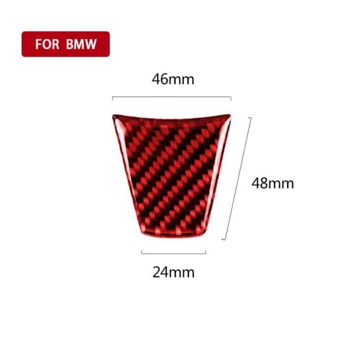 Für BMW 3er E90 Große A-Version Kohlefaser-Autolenkrad-dekorativer Aufkleber, Large A Version Car Steering Wheel – Bild 2