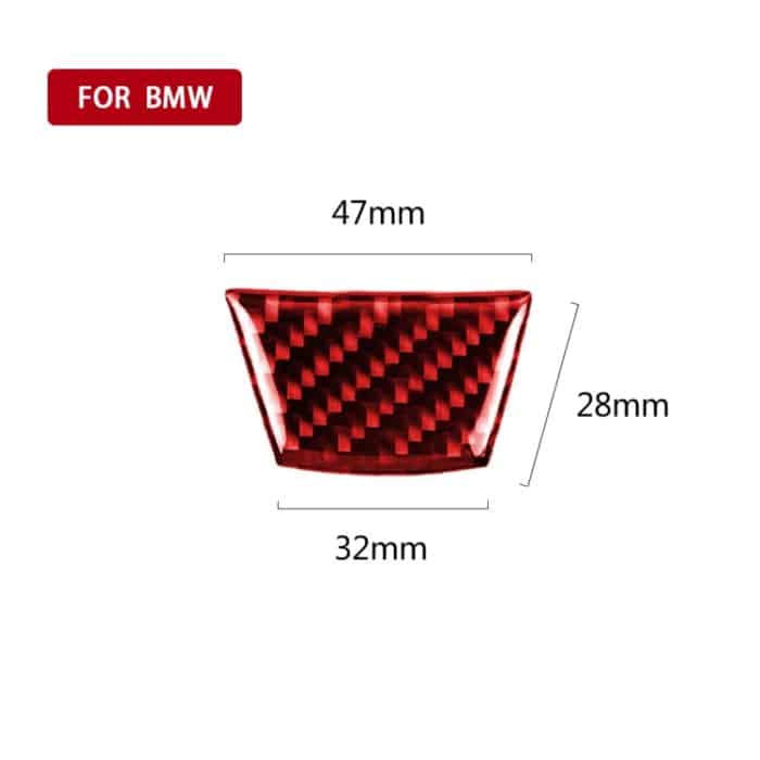 Für BMW 3er E90 Little B Version Kohlefaser-Auto-Lenkrad-dekorativer Aufkleber, Little B Version Car Steering Wheel – Bild 2