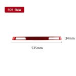 Für BMW 3er E90, Kohlefaser-Auto-Wasserbecher-Streifen, dekorativer Aufkleber, rechter Antrieb, Car Water Cup Strip,Right Drive – Bild 2