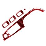 5-teiliges Set für BMW 3er E90, Kohlefaser-Auto-Fensterheber-Panel für den linken Antrieb, dekorativer Aufkleber, Durchmesser: 35,8 cm, Car Left Drive Window Lift Panel – Bild 3