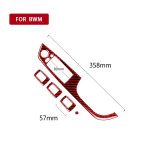 5-teiliges Set für BMW 3er E90, Kohlefaser-Auto-Fensterheber-Panel für den rechten Antrieb, dekorativer Aufkleber, Durchmesser: 35,8 cm, Car Right Drive Window Lift Panel – Bild 2