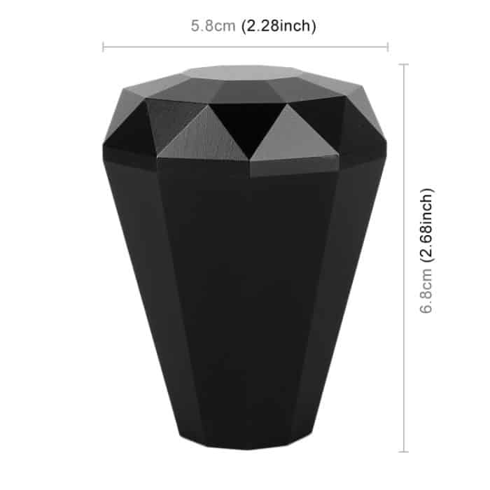 Universeller Auto-Schaltknauf in Rautenform aus Metall, Black, Blue, Purple, Red, Silver – Bild 5