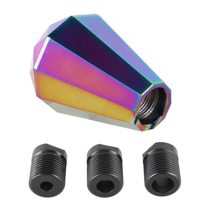 Universal Car Colorful Diamond Shape Metal Gear Shift Knob – Bild 4