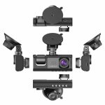 A1 3-Objektiv-Video-HD-Nachtsicht-Autofahrrecorder – Bild 3