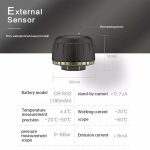 USB TPMS Reifendruckkontrollsystem Android mit externem Sensor für Autoradio DVD Player – Bild 5