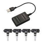 USB TPMS Reifendruckkontrollsystem Android mit internem Sensor für Autoradio DVD Player