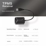 USB TPMS Reifendruckkontrollsystem Android mit internem Sensor für Autoradio DVD Player – Bild 4