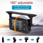 8 Bar Solar Wireless Reifendrucküberwachungssystem TPMS 6 externe Sensoren für 6-Rad-LKW-Bus – Bild 5