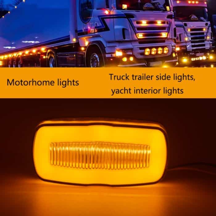 2 Stück MK-190 LKW-LED-Seitenmarkierungsleuchte, MK-190 (Red Light), MK-190 (White Light), MK-190 (Yellow Light) – Bild 6